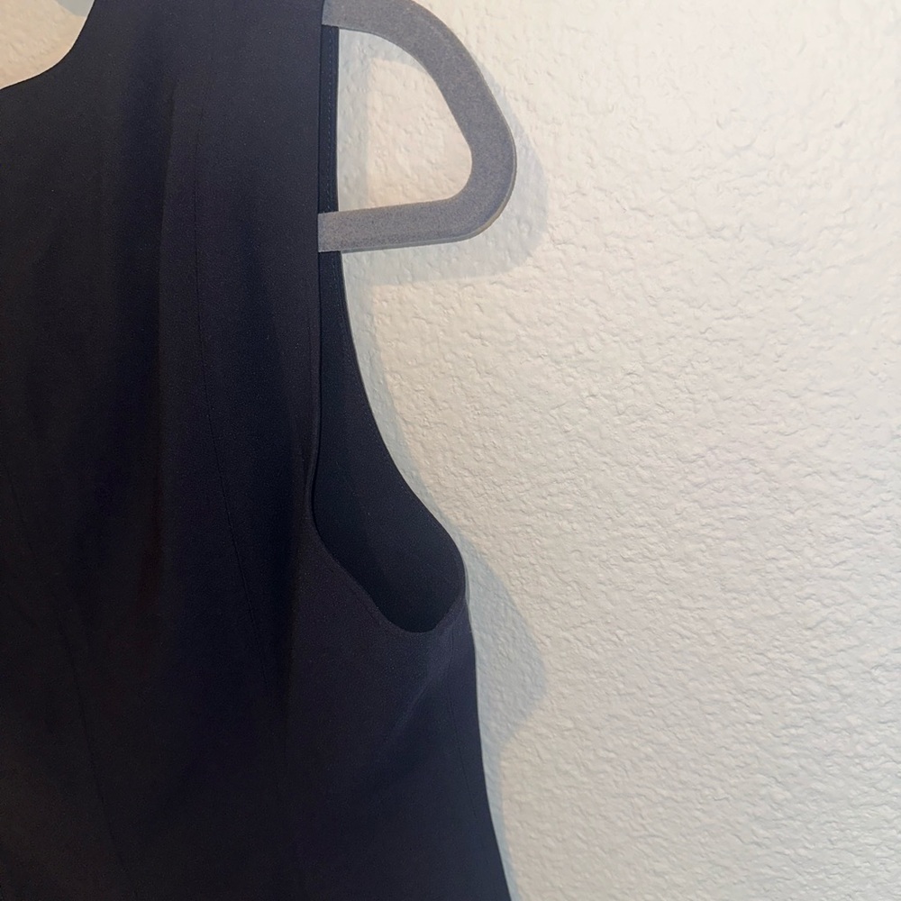Theory Short Shift Dress in Navy Blue - Picture 6 of 6